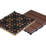 Easy Installation Capped Composite Decking Tile