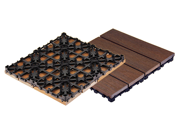 Easy Installation Capped Composite Decking Tile